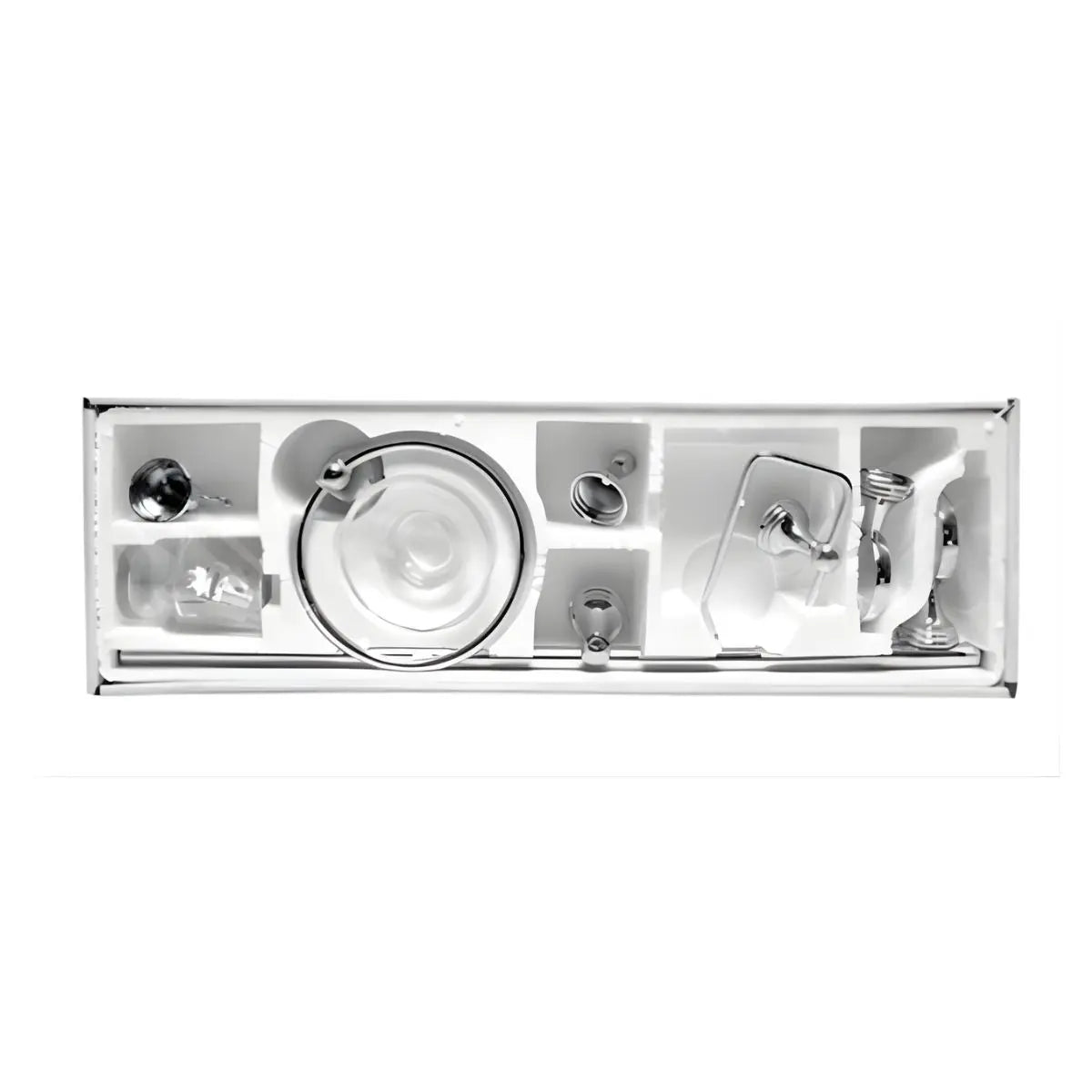 Juego Accesorios Baño 6 Piezas Cromado Meer - CNX