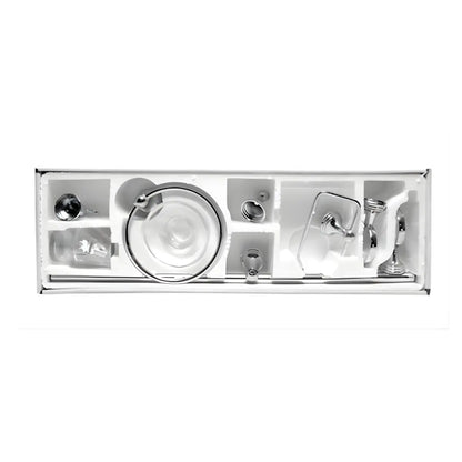Juego Accesorios Baño 6 Piezas Cromado Meer - CNX