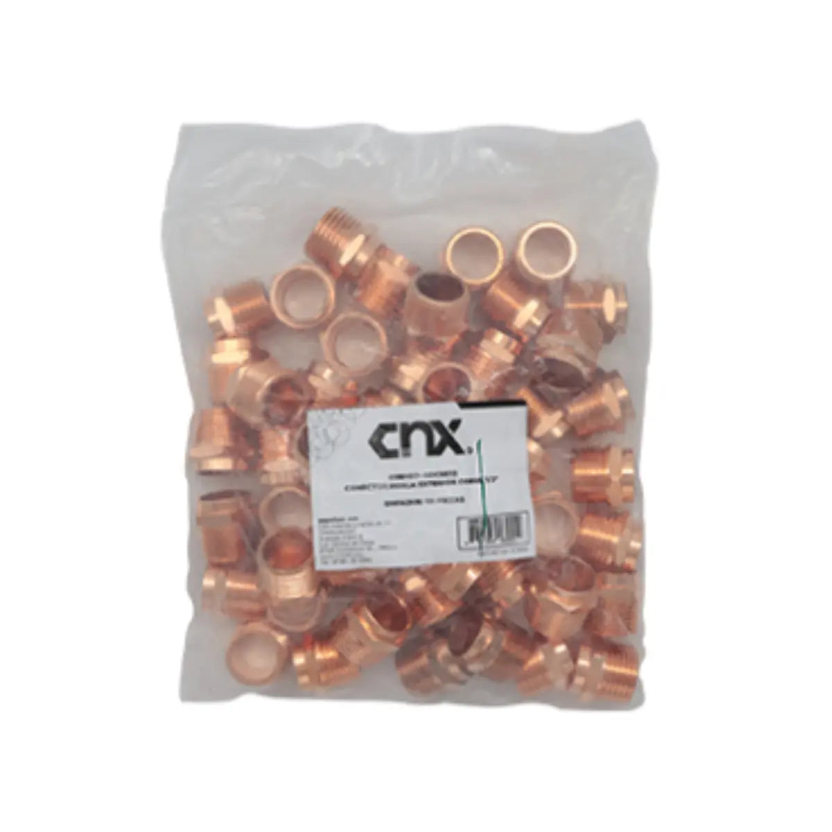 Conector Rosca Exterior Cobre 3/4” Plomeria CNX - CNX - vista lateral