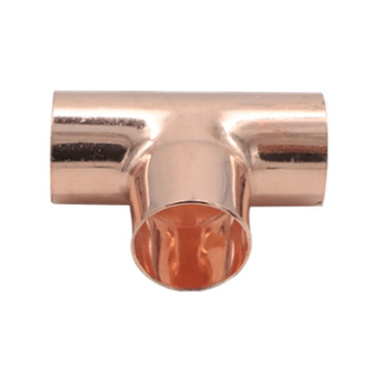 Tee De Cobre 1/2” Tuberia Durabilidad CNX - CNX - vista lateral