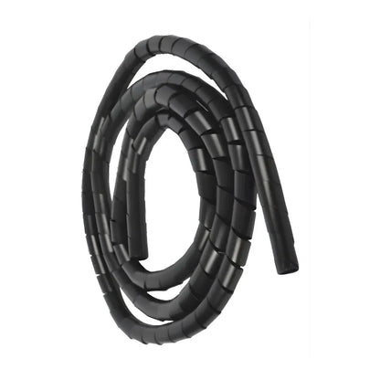 Espiral Organizador Cables Techtools Color Negro 19mm 10m - CNX - vista lateral