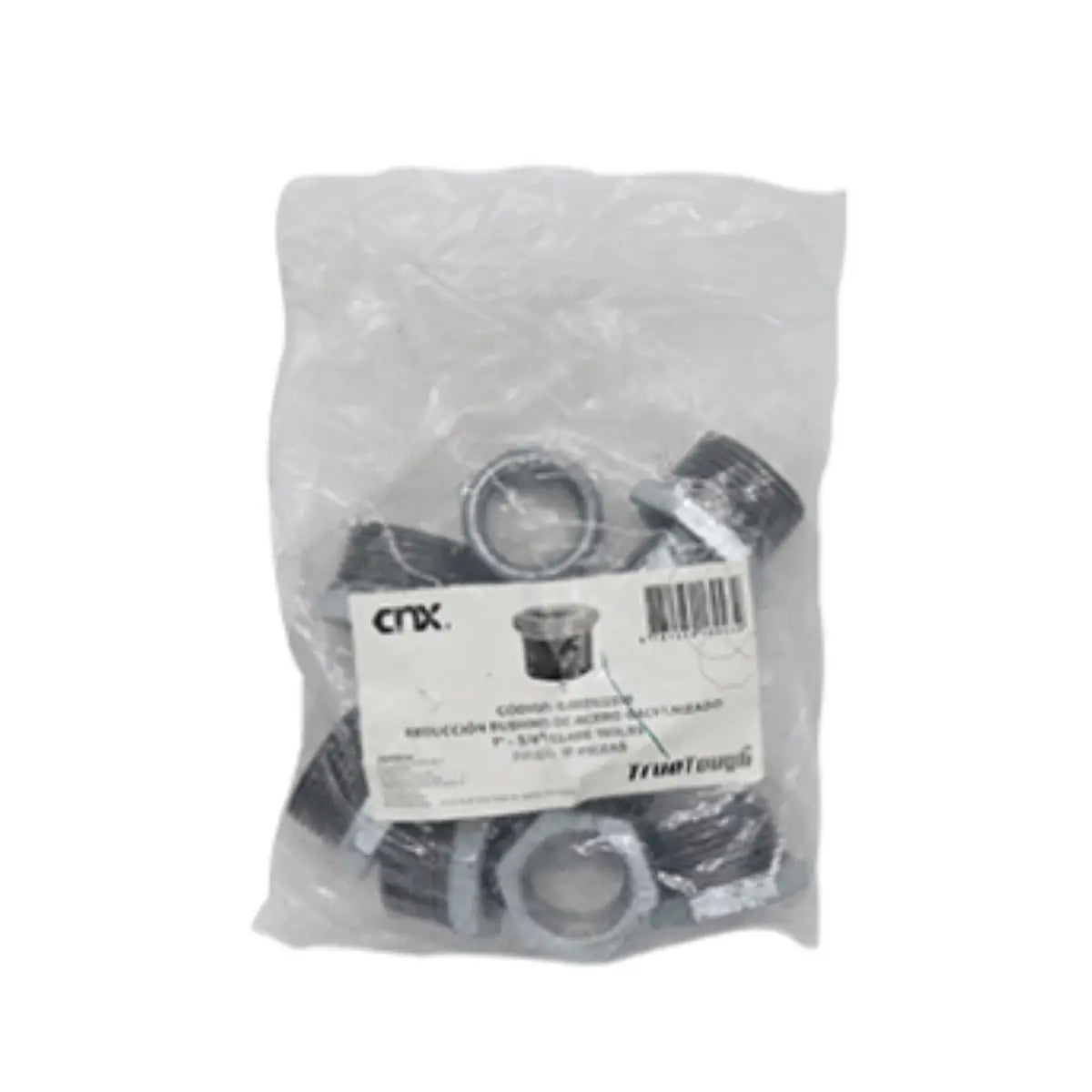 Reduccion Bushing 150 lbs Acero Galvanizado 3/4” - 1/2” CNX - CNX - vista lateral