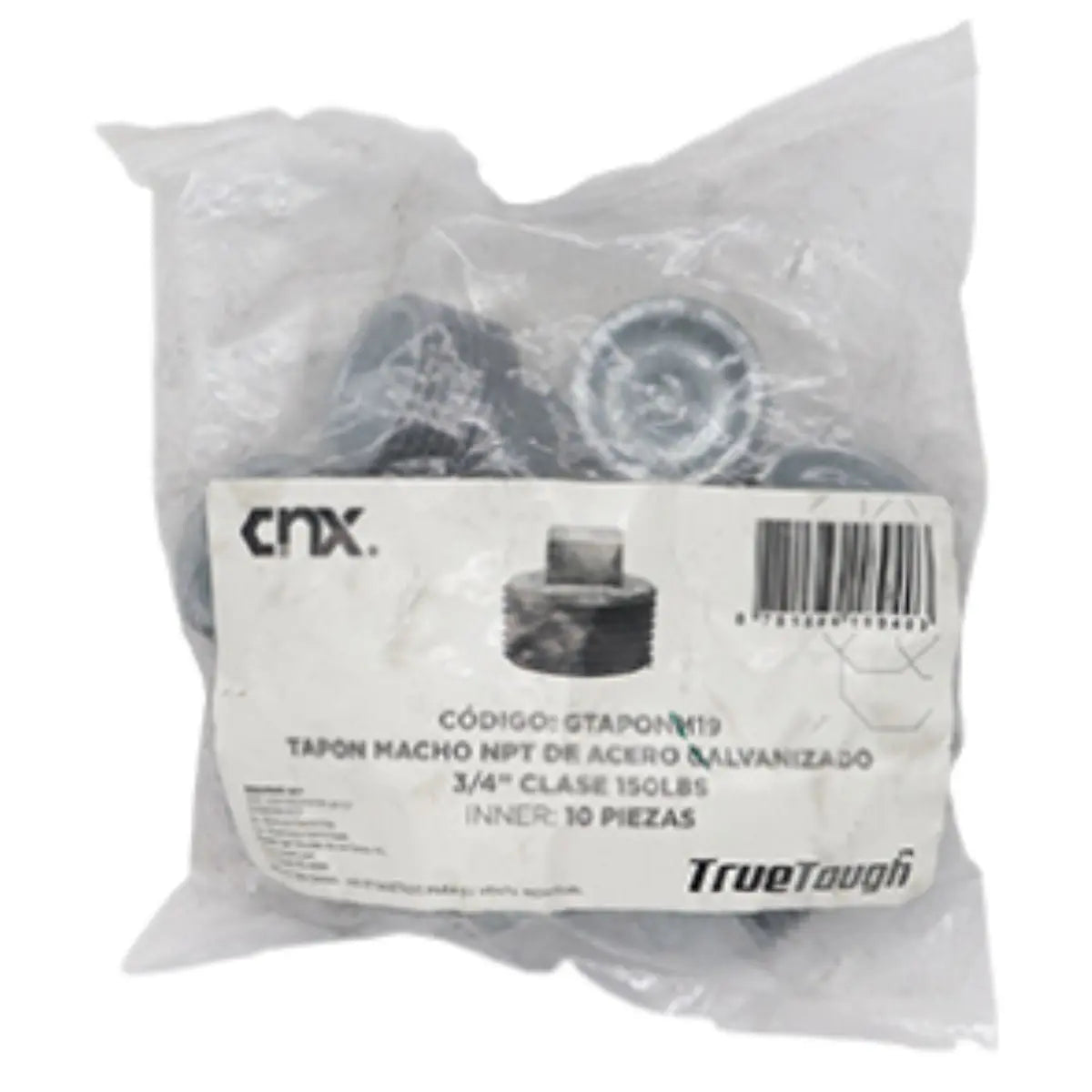 Tapon Macho CNX 150 LBS Acero Galvanizado 3/4" - CNX