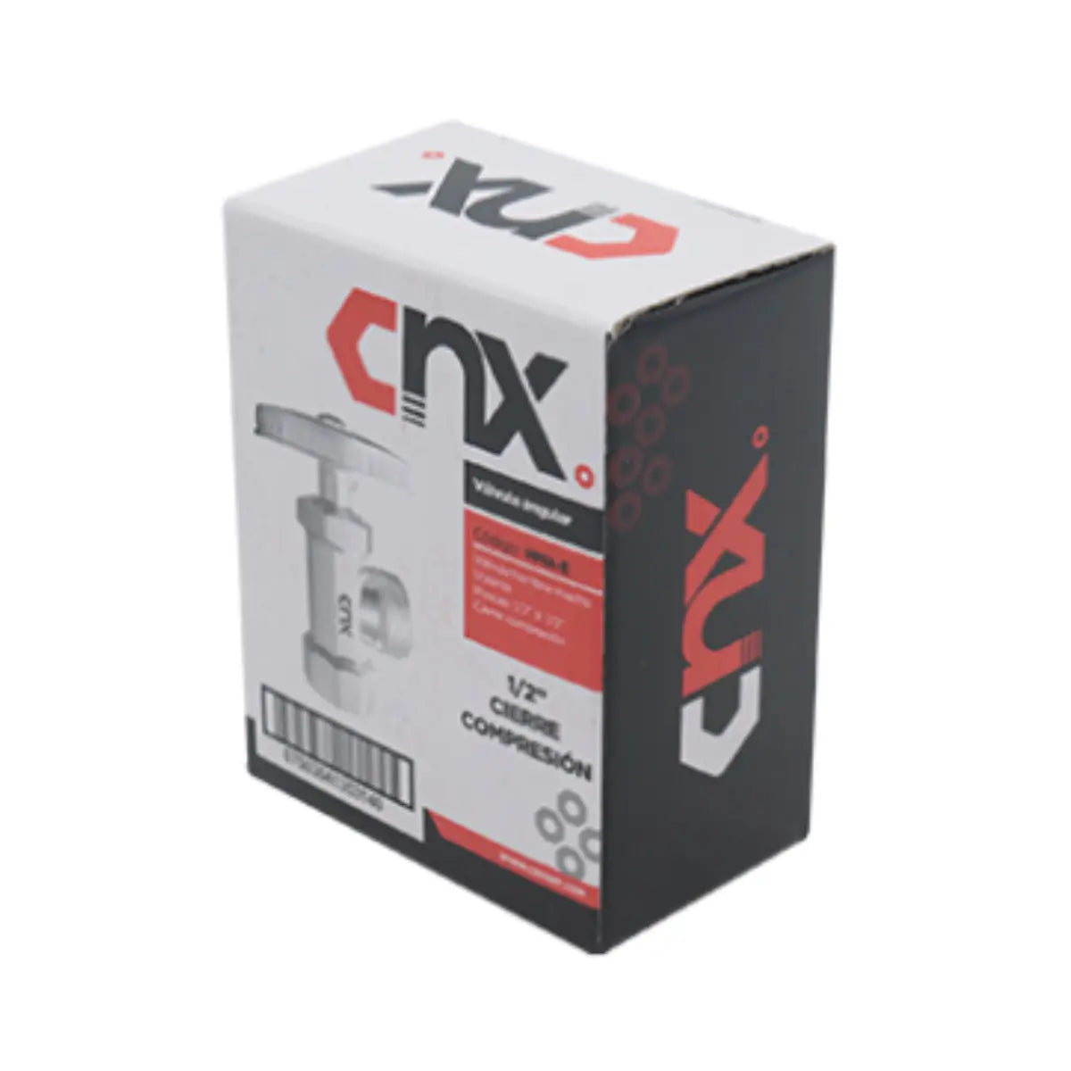 Valvula Angular h*m Volante 1/2” x 1/2” Cromado CNX - CNX