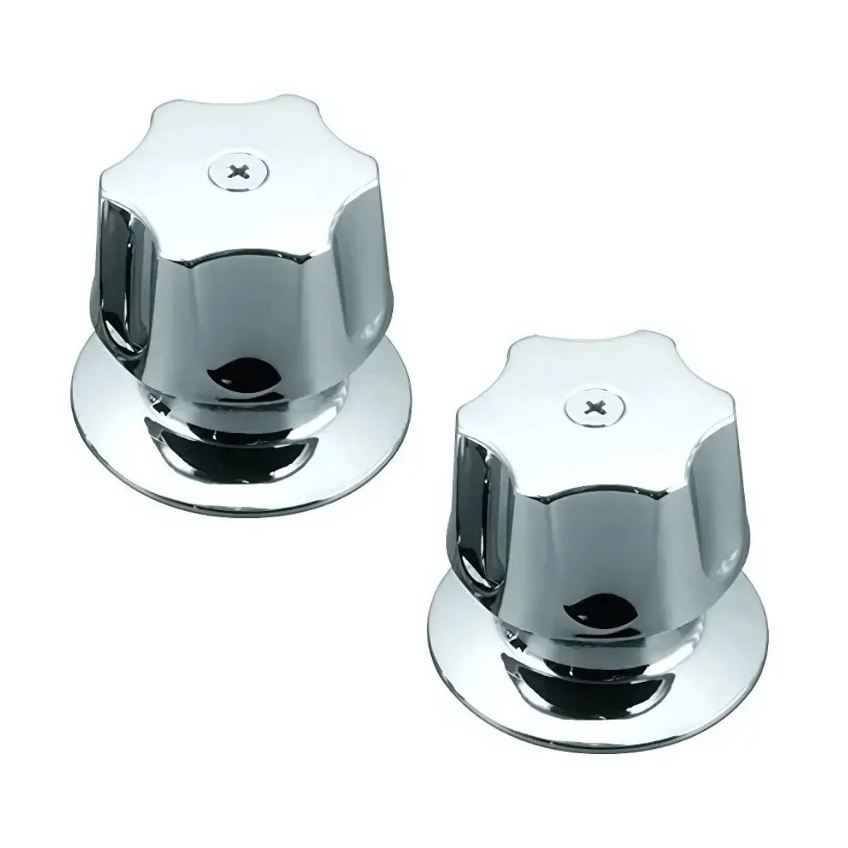 Juego Manerales Meer Zinc Regadera Cromado Color Plateado - CNX