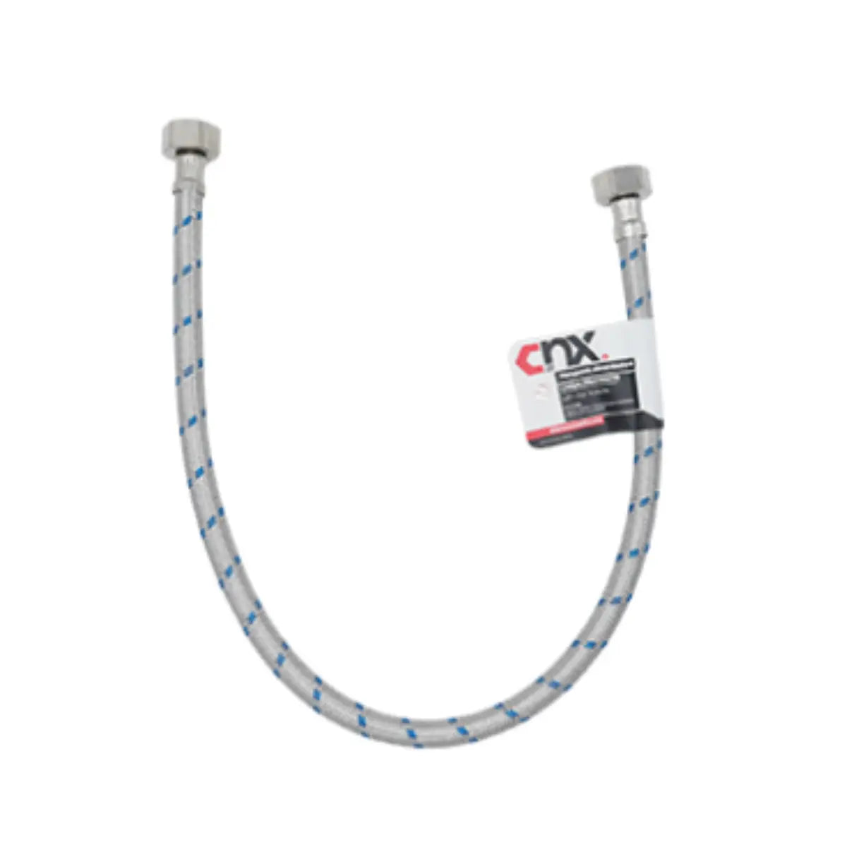 Manguera Alimentadora Tuerca Acero Inoxidable 1/2"*7/8"x35cm CNX - CNX - vista lateral