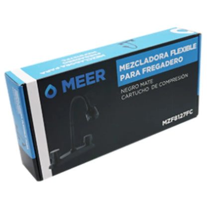 Mezcladora Fregadero MEER Flexible Negro Mate - CNX