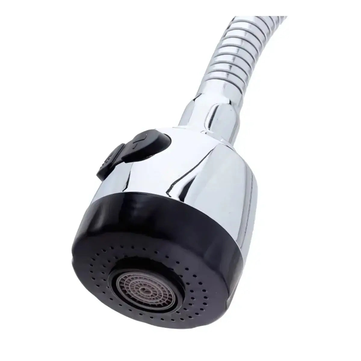 Mezcladora Para Fregadero Cuello Flexible Cocina Abs Meer Acabado Brillante Color Plateado - CNX - empaque