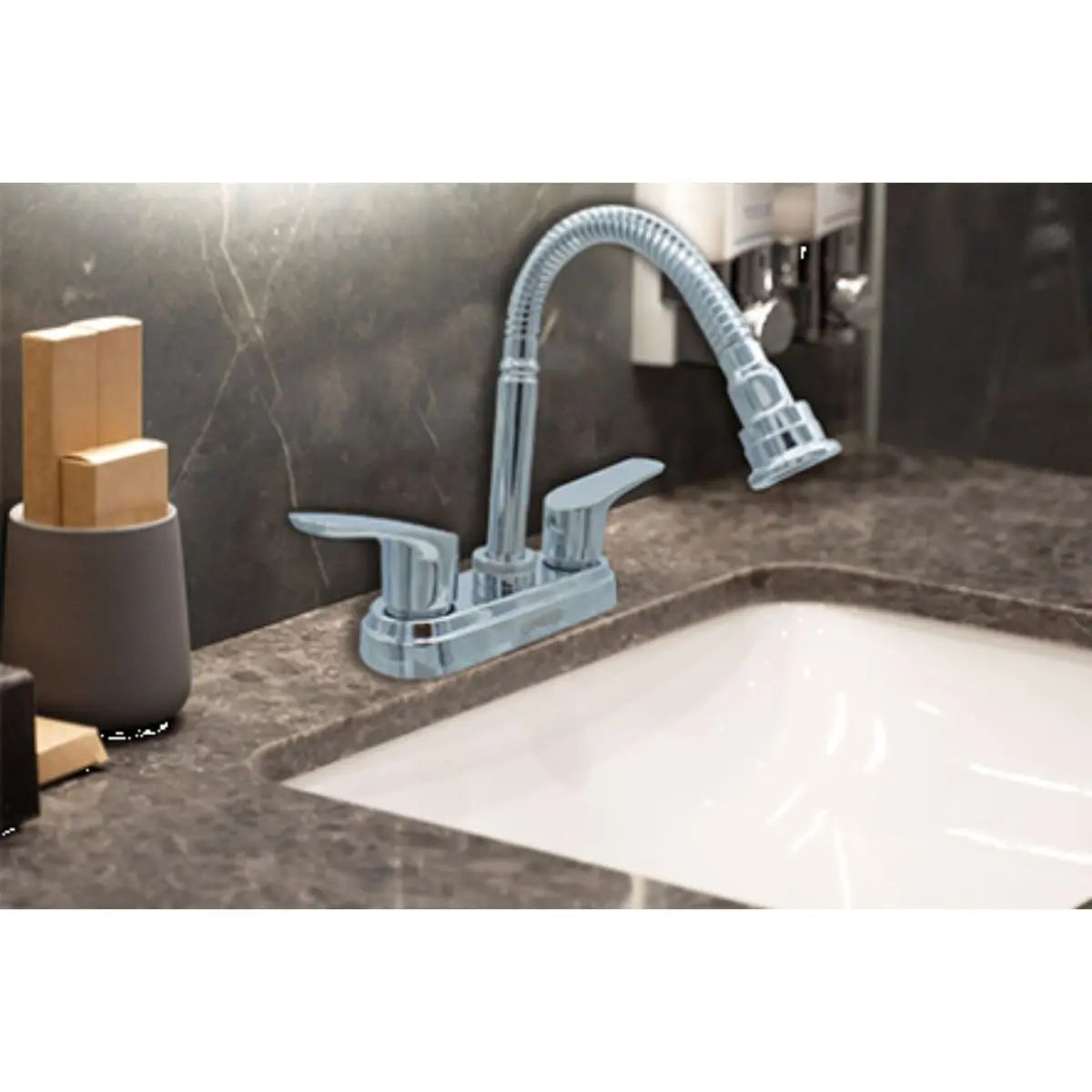 MEZCLADORA  FLEXIBLE PARA LAVABO CNX - CNX - empaque