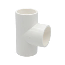 Conexion Tipo Tee pvc 1" CNX Ferreteria Herramientas - CNX - vista lateral