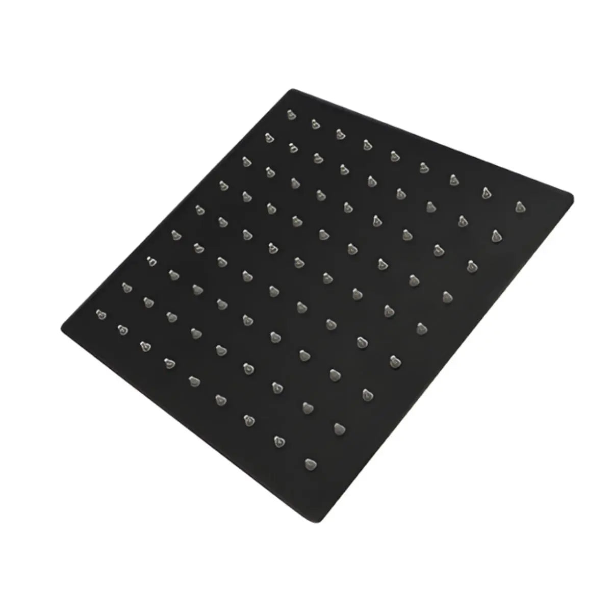 Regadera Cuadrada 8" Acero Inox Negro Mate Sistema Anti-Sarro Meer - CNX - detalle