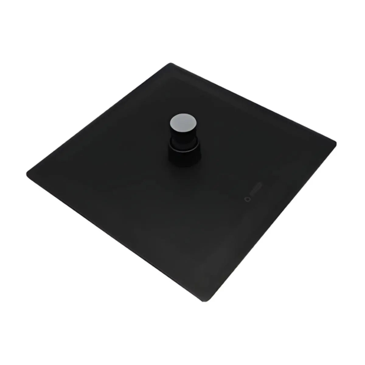 Regadera Cuadrada 8" Acero Inox Negro Mate Sistema Anti-Sarro Meer - CNX