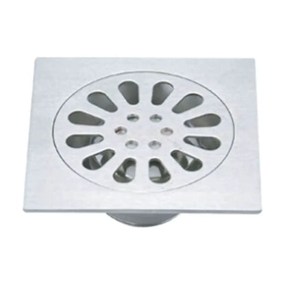 RESUMIDERO CUADRADO 4" ACERO INOX CON TRAMPA ANTIC - CNX - empaque