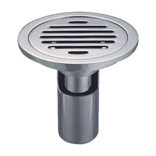 Coladera Resumidero Redonda Meer 10cm Plateado Antirretorno - CNX - vista lateral