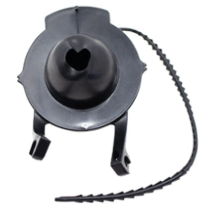 Sapo WC 2" MEER Flexible Cadena Flexible Negro - CNX