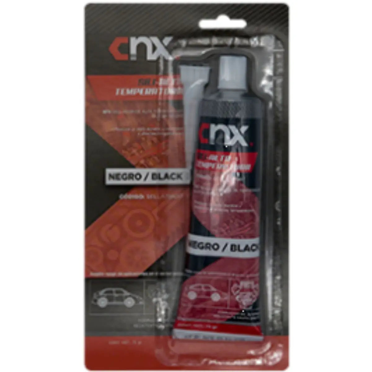 Silicon CNX Alta Temperatura RTV Negro MASTER - CNX - vista trasera
