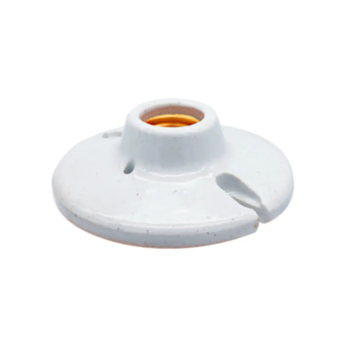 Socket Roseta Ceramica 4 1/2" Conexion Electric - CNX - vista lateral