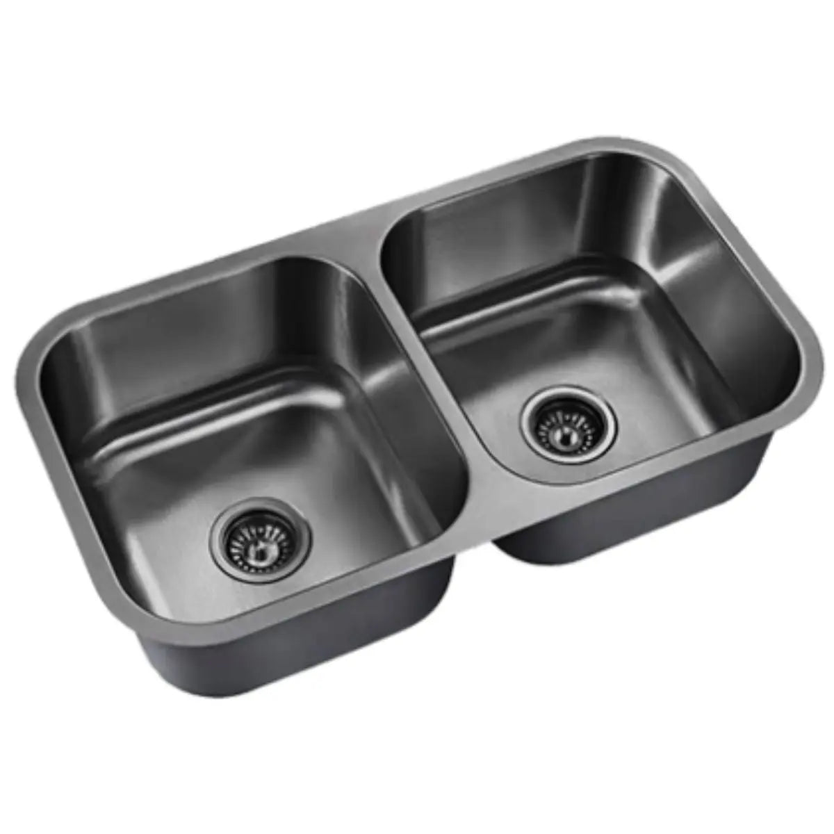 Tarja Doble MEER Submontar 82x47x22 Negro Mate - CNX
