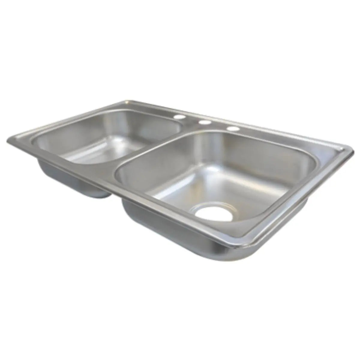 Tarja Doble MEER Empotrable Acero Inoxidable 84 x 48 x 15 - CNX