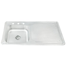 Tarja Sencilla Escurridor Derecho MEER Empotrable 100 x 50 x 15 - CNX