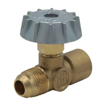 VALVULA AGUJA H*M 3/8FLARE*1/4NPT - CNX - vista lateral