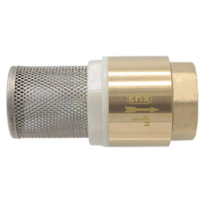 Valvula Pie CNX Resorte 1" Laton Agua - CNX - detalle