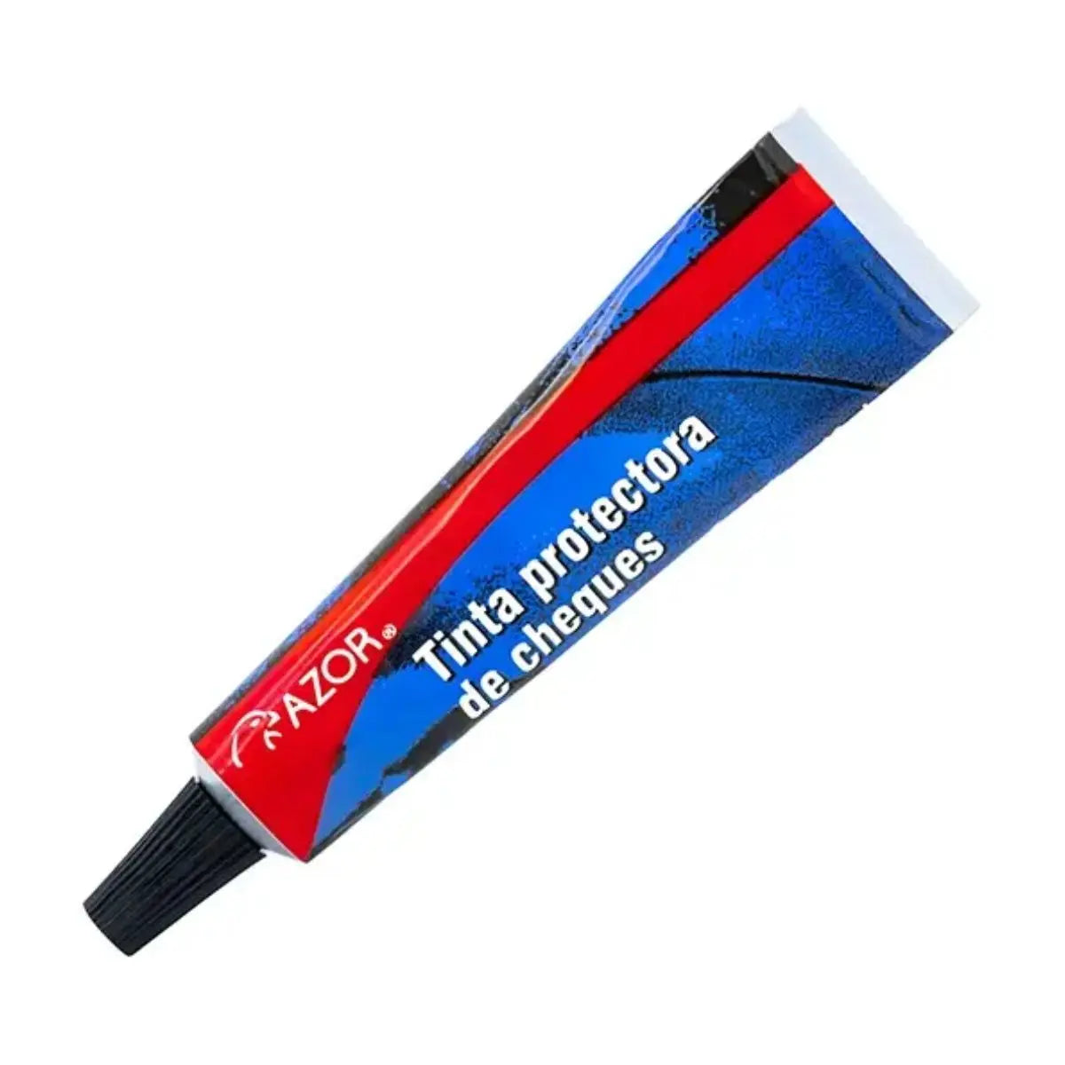 Tinta Protectora Cheques 12ml Azor Stafford Elige Color Rojo - Azor - vista lateral