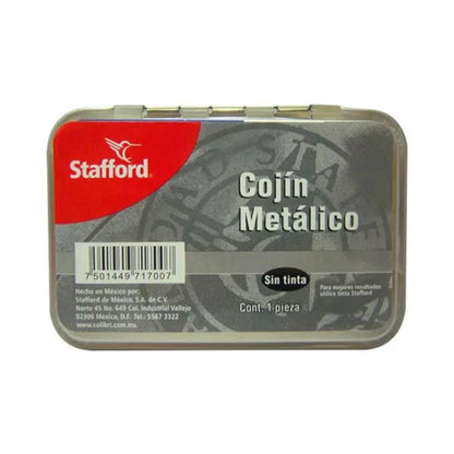Cojin Sello Metalico No. 1 Sin Tinta Satfford - Azor - empaque