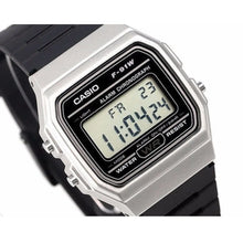Reloj Casio Collection F-91wm-7a C/negro Cuerpo/plateado - Casio - vista lateral