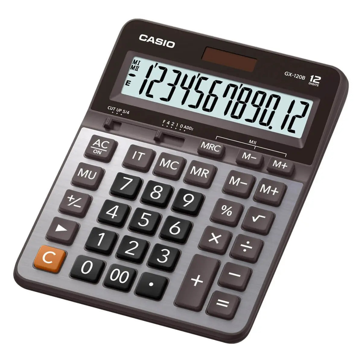 Calculadora de Escritorio Casio Gx-120b 12 Dígitos Cuadrada - Casio - accesorios