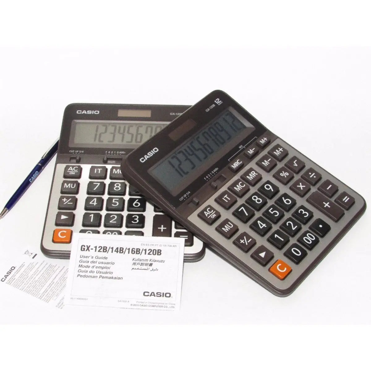 Calculadora de Escritorio Casio Gx-120b 12 Dígitos Cuadrada - Casio - detalle