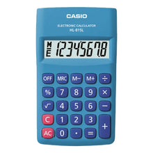 Calculadora Electronica Portatil Mini Casio Azul - Casio
