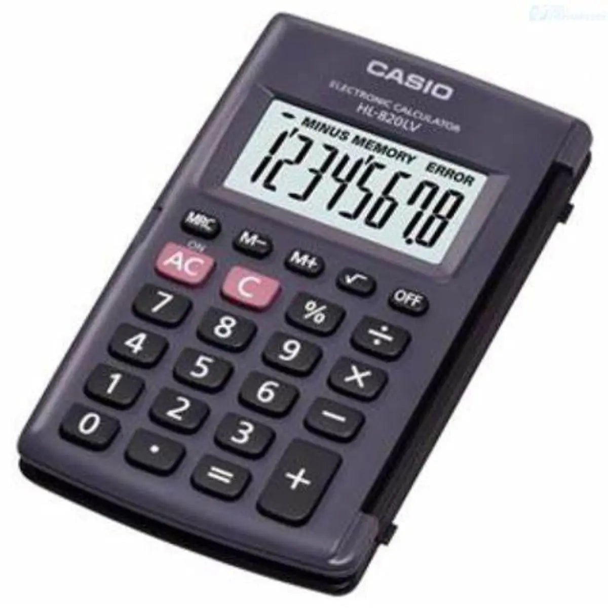 Calculadora Casio Portatil Negra 8 Dígitos 10x12 Cm Con Tapa - Casio - uso