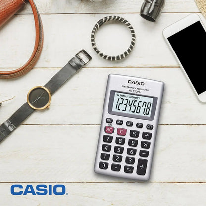 Calculadora Portatil Casio Hl-820va Gris 8 Digitos 10x12cm - Casio - detalle