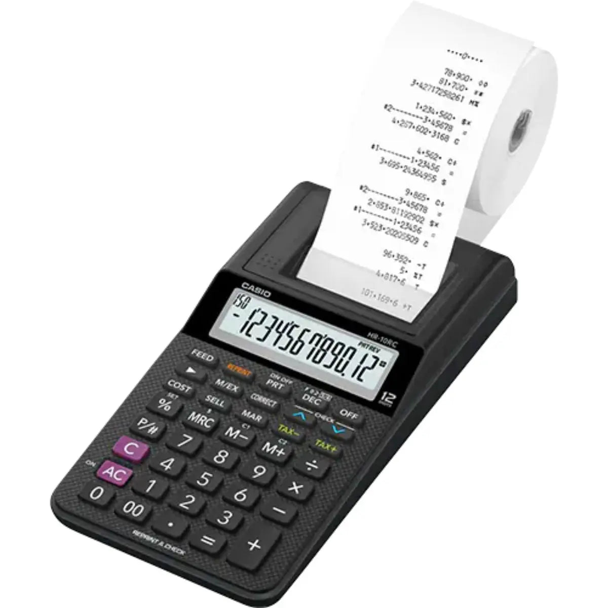 Calculadora Con Impresor Casio Sumadora Hr-10rc - Casio - contenido