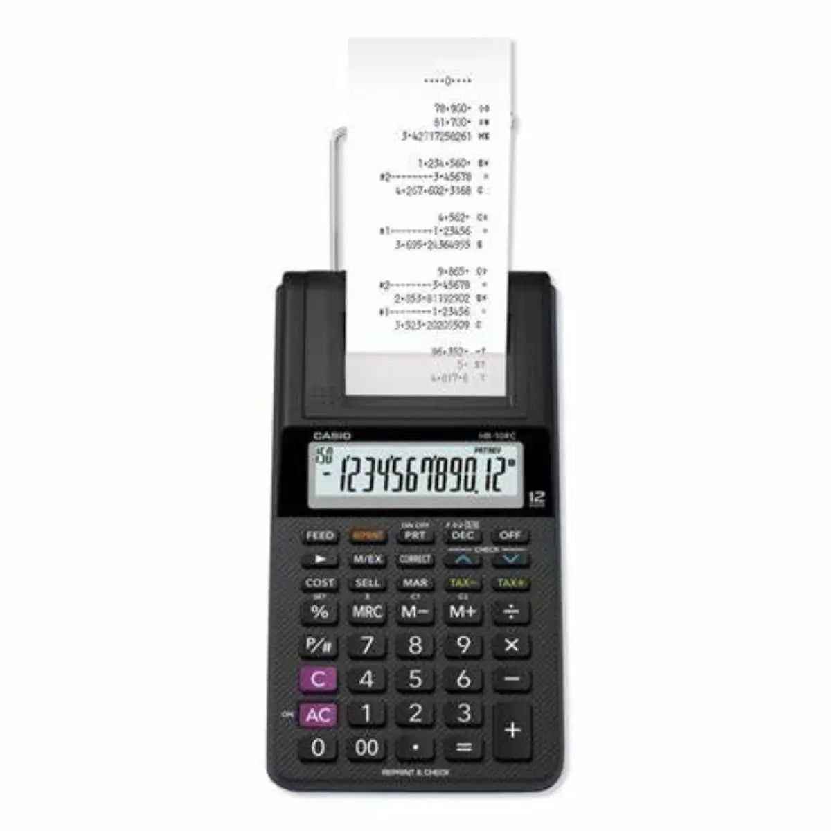 Calculadora Con Impresor Casio Sumadora Hr-10rc - Casio - detalle