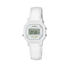 Reloj Casio La11w Dama Retro Clasico Original Correa Blanco Bisel Blanco, fondo Neutro - Casio - detalle