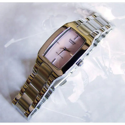 Reloj Casio Quartz Dama Ltp-1165a-4c Color/plateado/rosa - Casio - vista lateral