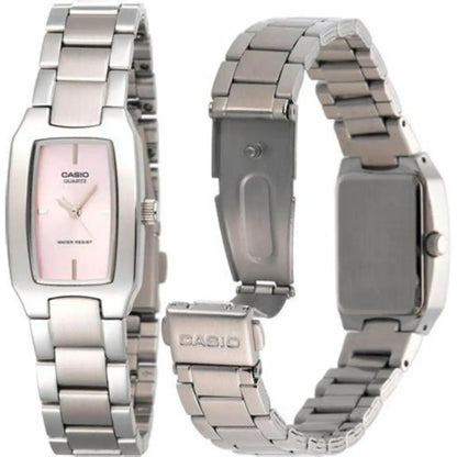 Reloj Casio Quartz Dama Ltp-1165a-4c Color/plateado/rosa - Casio - detalle