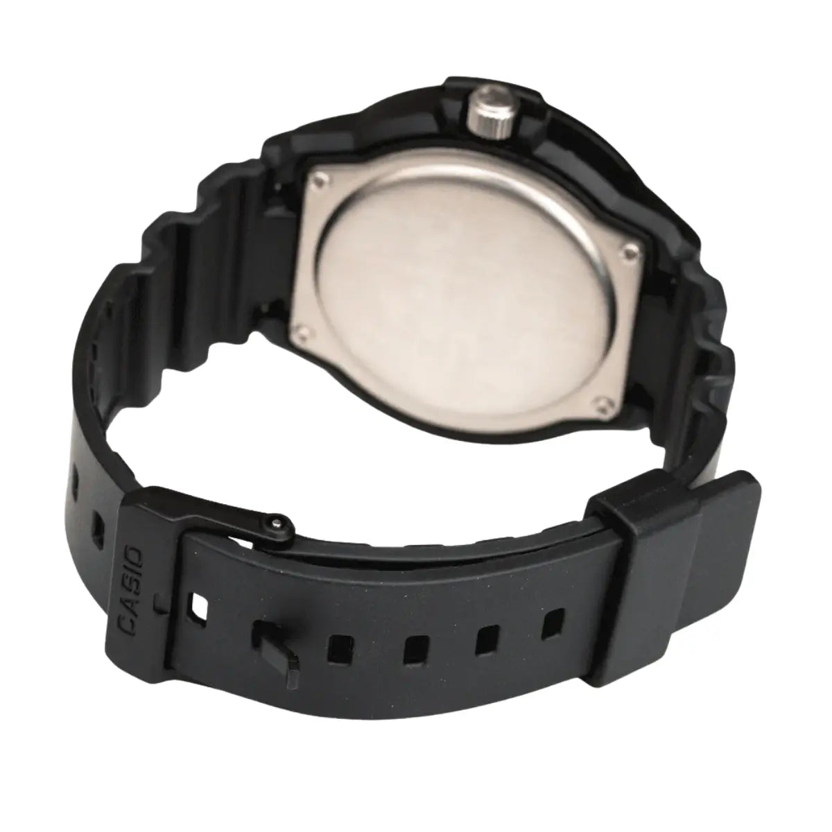 Reloj pulsera Casio Mrw-200h-1b2v con correa de resina color negro - bisel negro/rojo - Casio - detalle