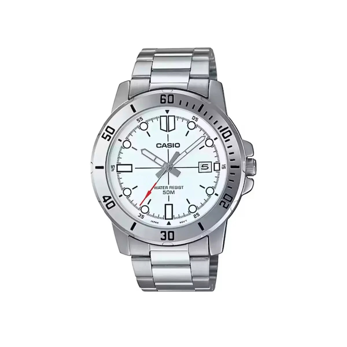 Reloj Casio Timesquare Mtp-vd01d-7ev C/plateado Acero Inoxidable - Casio - detalle