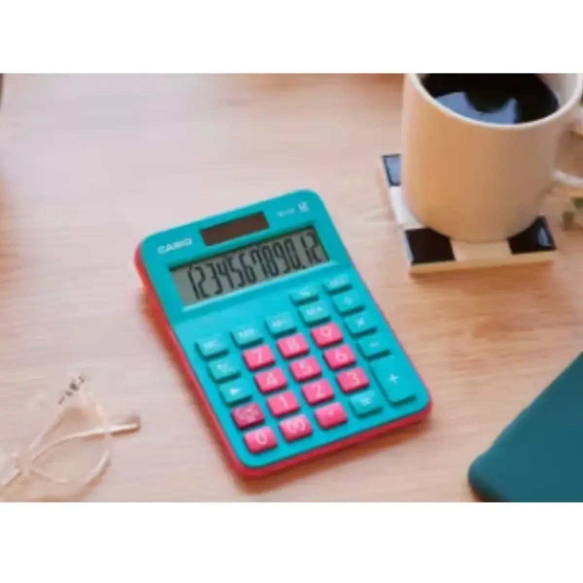 Calculadora Just/Desk Casio CS-MX-12B-GNRD-W-DC - Casio - detalle