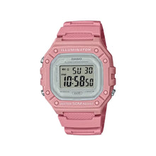 Reloj Digital Casio Illuminator W-218hc-4av Color Rosa - Casio - vista lateral