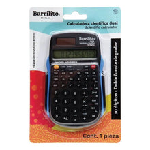 Calculadora Científica Dual Barrilito 10 Dígitos 7639 Color Negro - ACCO - vista lateral