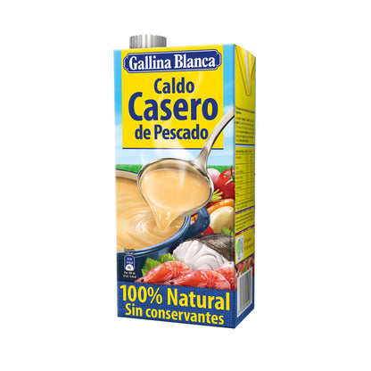 Caldo de Pescado 1Lt - Cesarfer - vista lateral