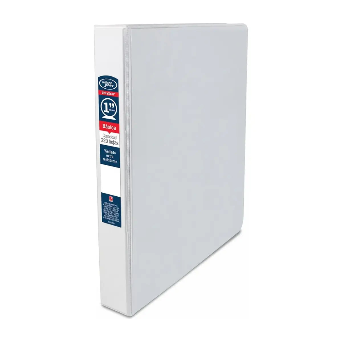 Carpeta Wilson Jones P1070 Básica 1 Pulgada Color Blanco - Wilson Jones - vista lateral