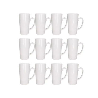 12pz Taza cónica 17oz Blanca colormake - ColorMake - empaque