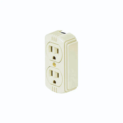 Contacto Doble Aterrizado 4307 Sanelec Baquelita 10 Piezas - Sanelec - empaque