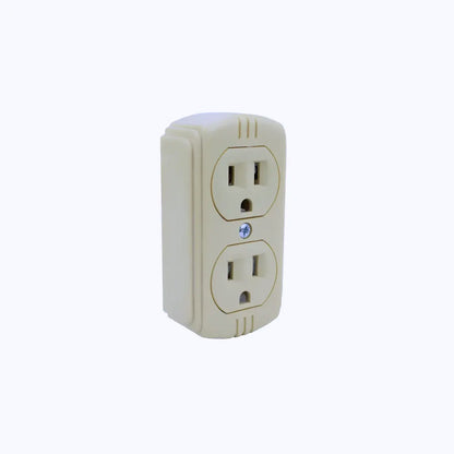 Contacto Doble Aterrizado 4307 Sanelec Baquelita 10 Piezas - Sanelec - vista trasera