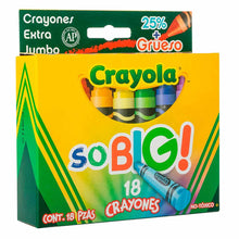 18 Crayones Extra Jumbo So Big Escolar Colorear Crayola - Crayola - vista trasera